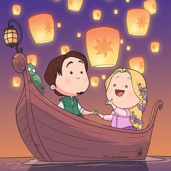 Rapunzel e Eugene