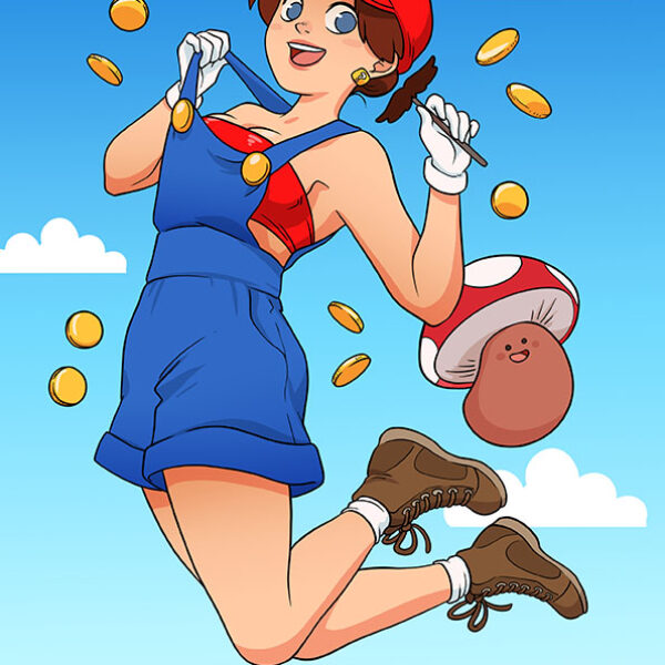 Stampa: Super Mario Girl